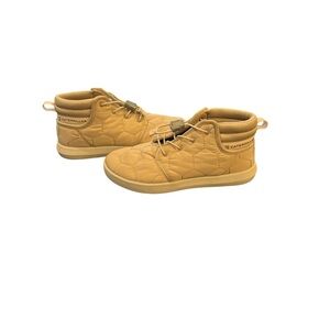 Caterpillar Tan Quilted Sneakers